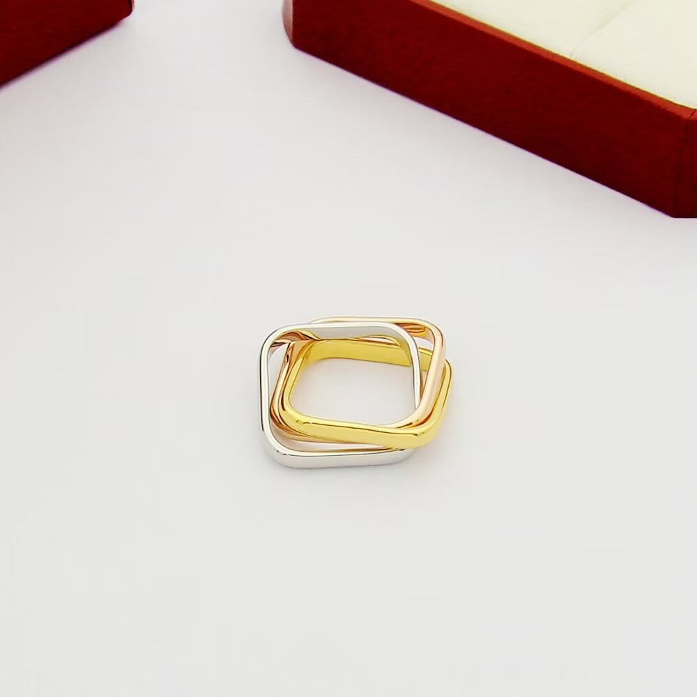 [Lumi Jewelery]TRINITY 3.5MM CUSHION RING COLLECTION