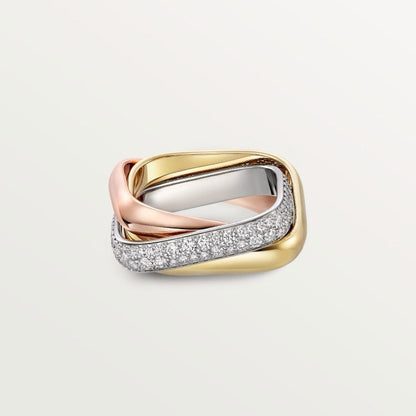 [Lumi Jewelery]TRINITY 3.5MM CUSHION RING COLLECTION