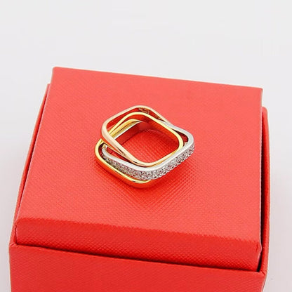 [Lumi Jewelery]TRINITY 3.5MM CUSHION RING COLLECTION
