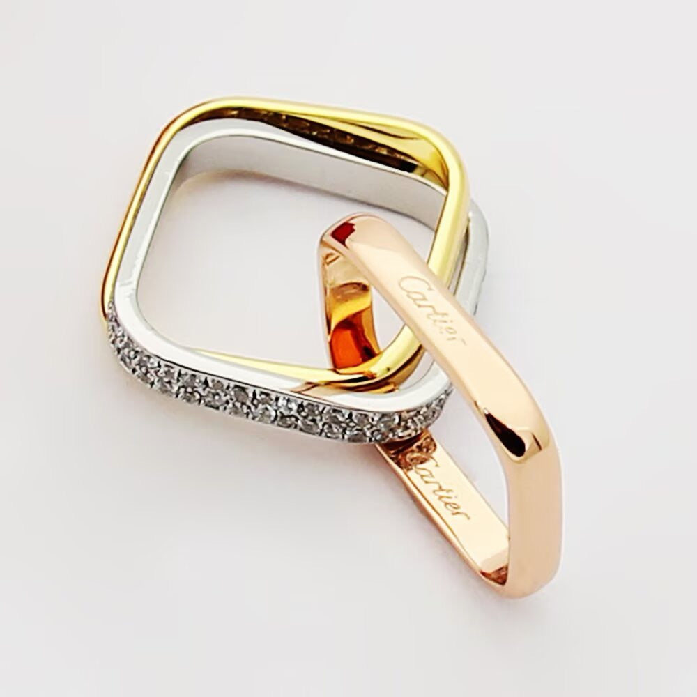 [Lumi Jewelery]TRINITY 3.5MM CUSHION RING COLLECTION