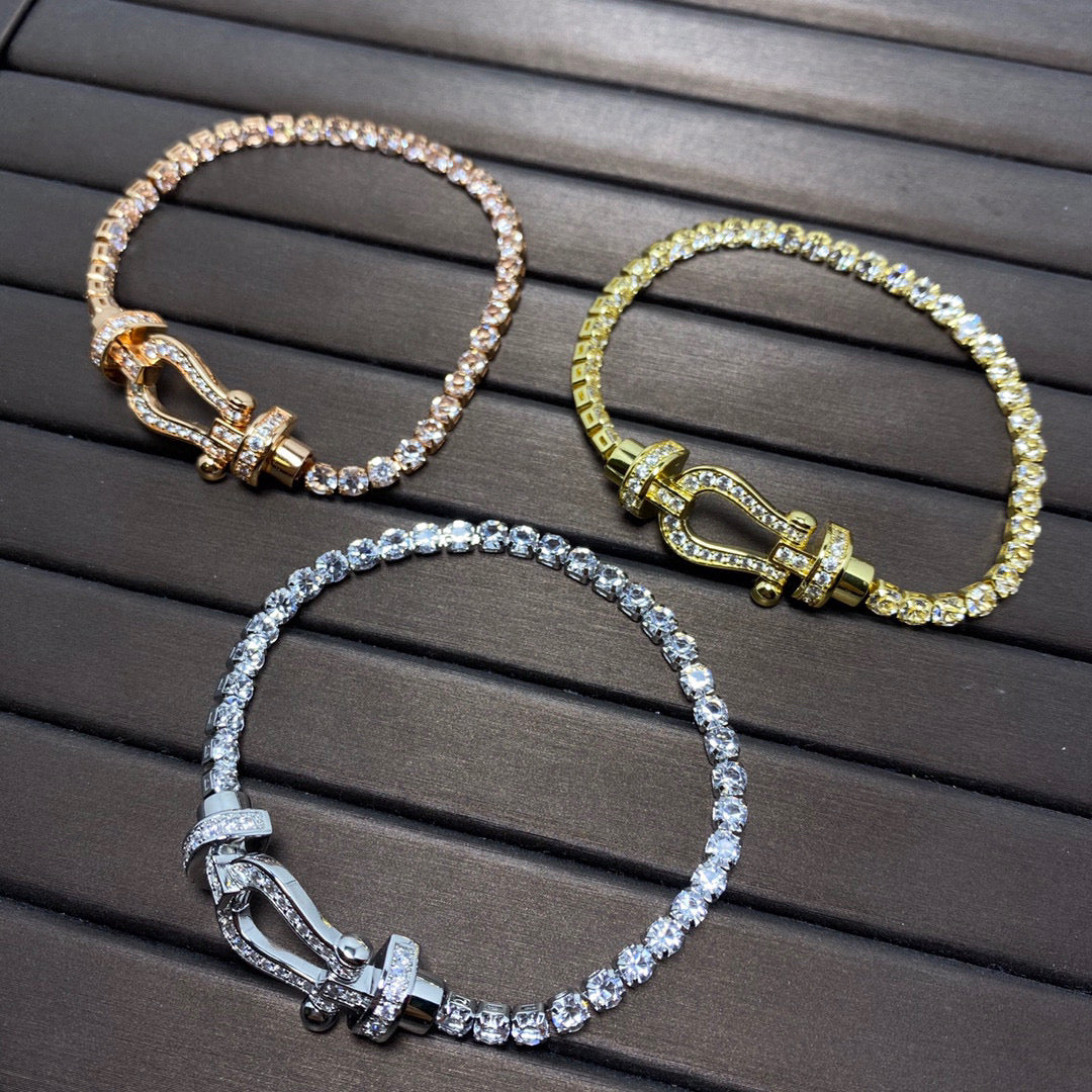 [Lumi Jewellery]FORCE  HORSESHOE  DIAMOND TENNIS BRACELET