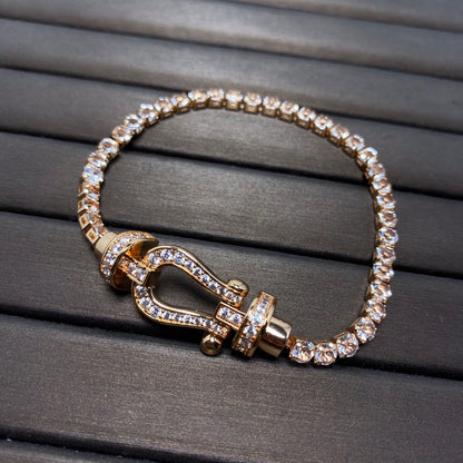 [Lumi Jewellery]FORCE  HORSESHOE  DIAMOND TENNIS BRACELET