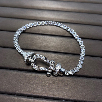 [Lumi Jewellery]FORCE  HORSESHOE  DIAMOND TENNIS BRACELET