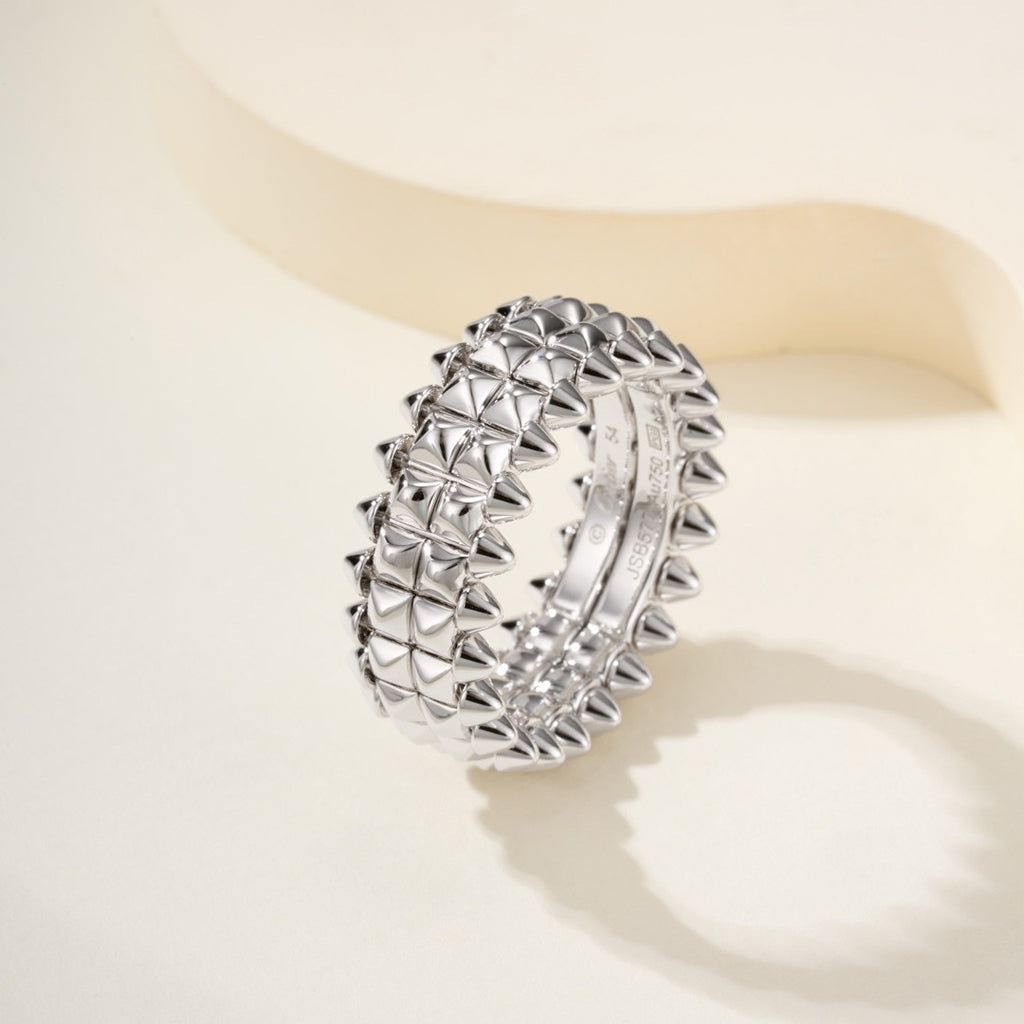 [Lumi Jewelery]CLASH 9.2MM DOUBLE ROW RING