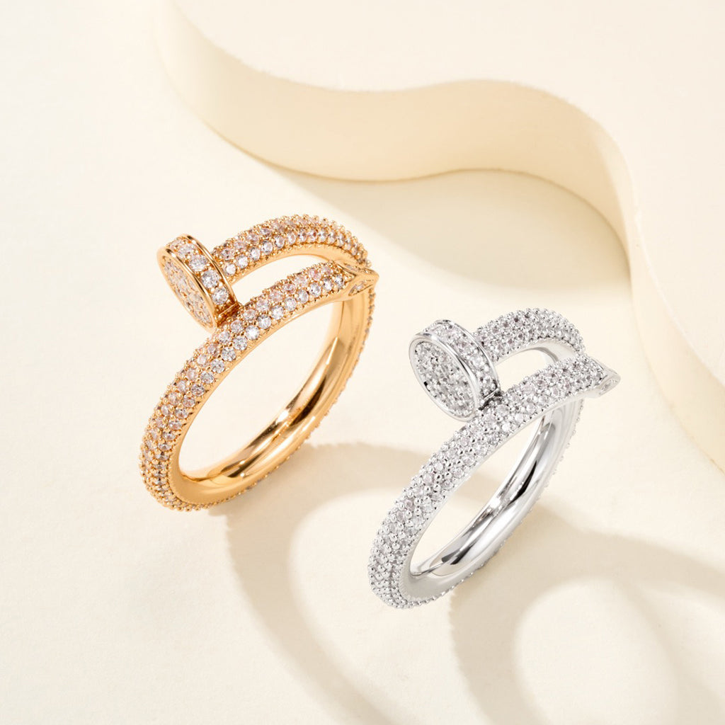 [Lumi Jewelery]JUSTE RING 2.6MM FULL DIAMOND