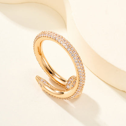 [Lumi Jewelery]JUSTE RING 2.6MM FULL DIAMOND