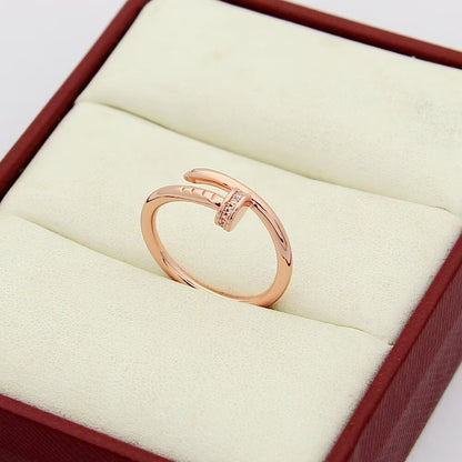 [Lumi Jewelery]JUSTE 1.8MM HALF DIAMOND RING