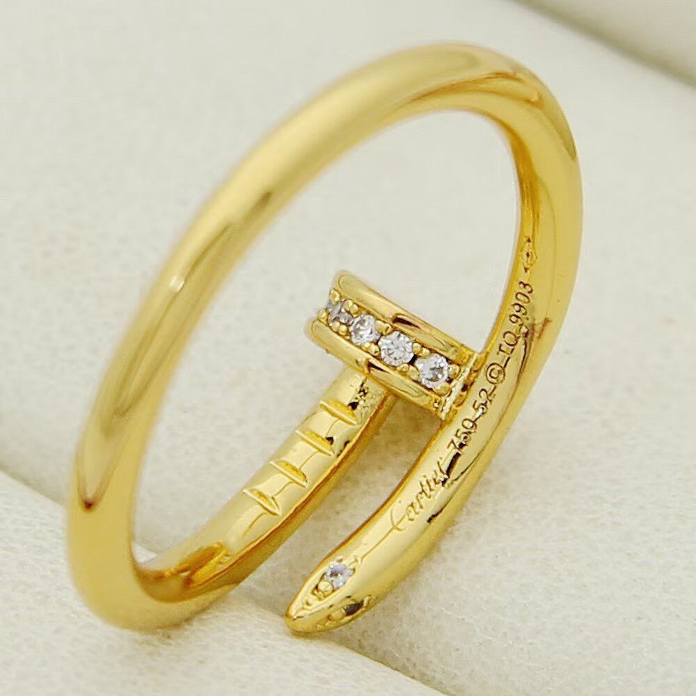[Lumi Jewelery]JUSTE 1.8MM HALF DIAMOND RING