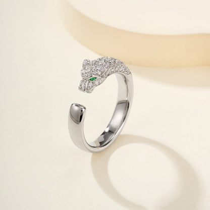 [Lumi Jewelery]PANTHERE HALF DIAMOND SMALL RING