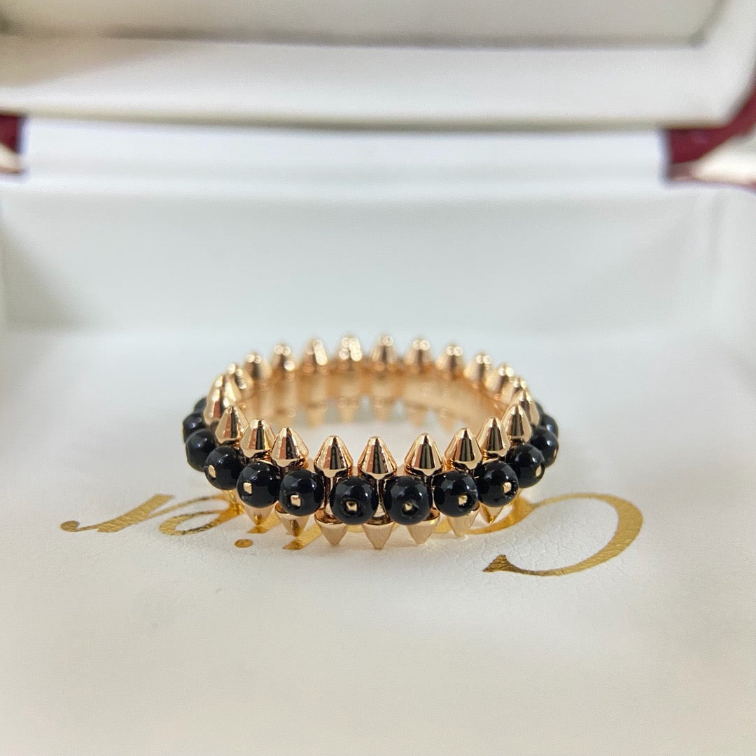 [Lumi Jewelery]CLASH 7.9MM AGATE CHALCEDONY RING