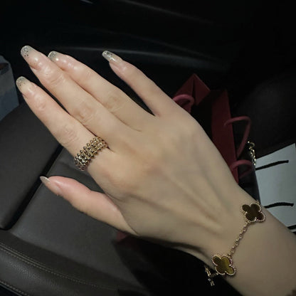 [Lumi Jewelery]CLASH 9.2MM DOUBLE ROW RING