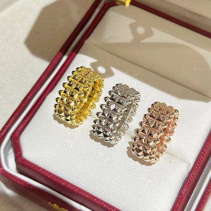 [Lumi Jewelery]CLASH 9.2MM DOUBLE ROW RING