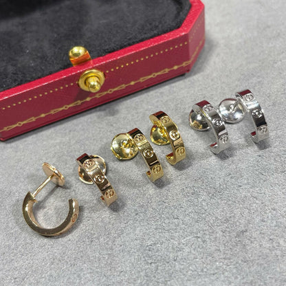 [Lumi Jewelery]LOVE EARRINGS 2.65 MM NO DIAMOND SMALL