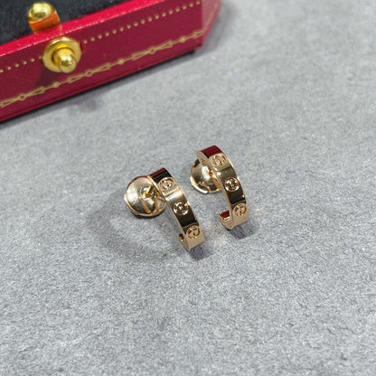 [Lumi Jewelery]LOVE EARRINGS 2.65 MM NO DIAMOND SMALL