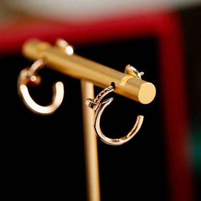 [Lumi Jewelery]JUSTE NO DIAMOND SMALL EARRINGS