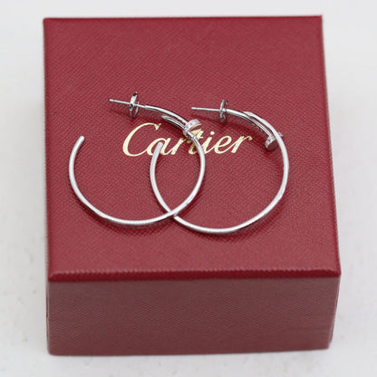 [Lumi Jewelery]JUSTE HALF DIAMOND LARGE EARRINGS