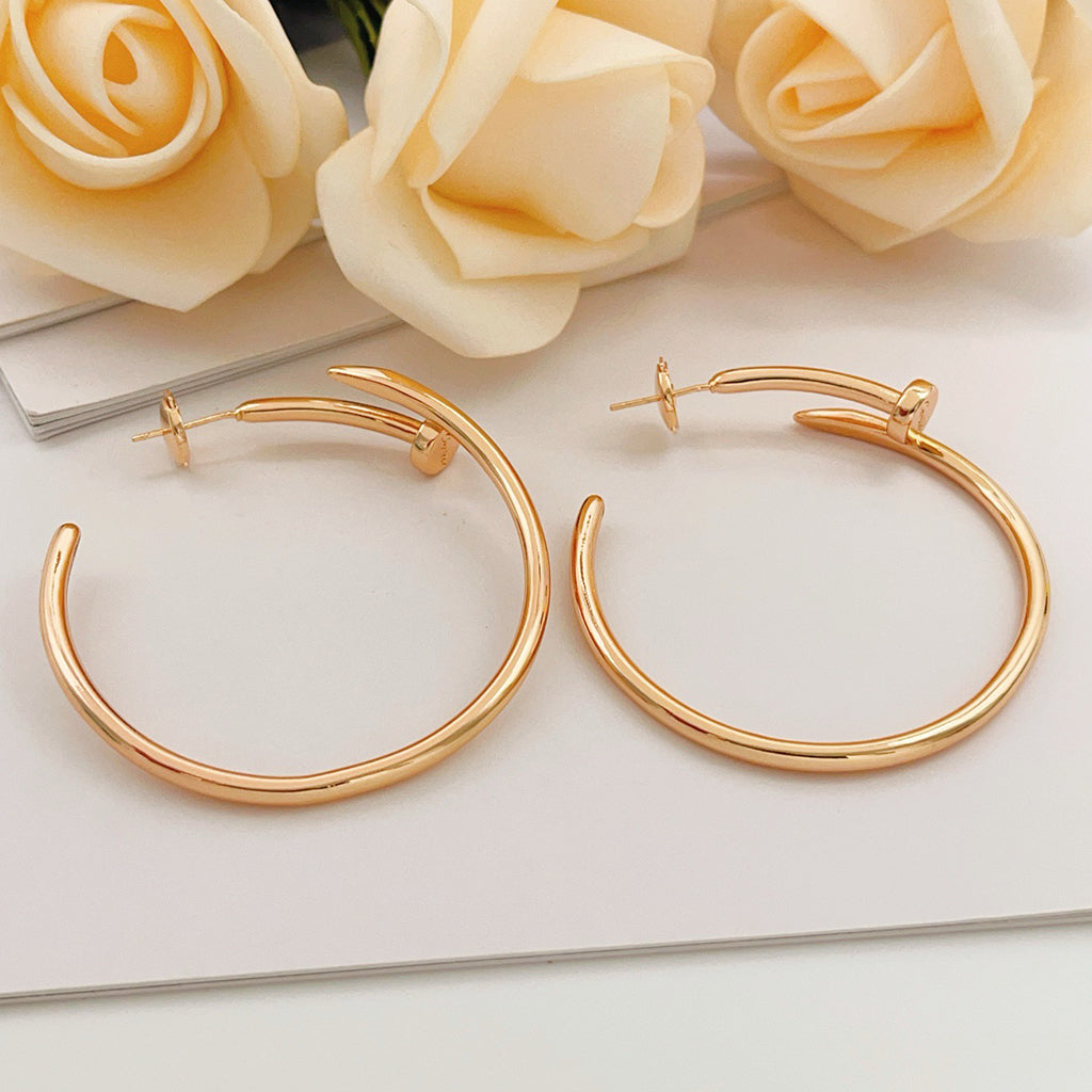 [Lumi Jewelery]JUSTE NO DIAMOND LARGE EARRINGS