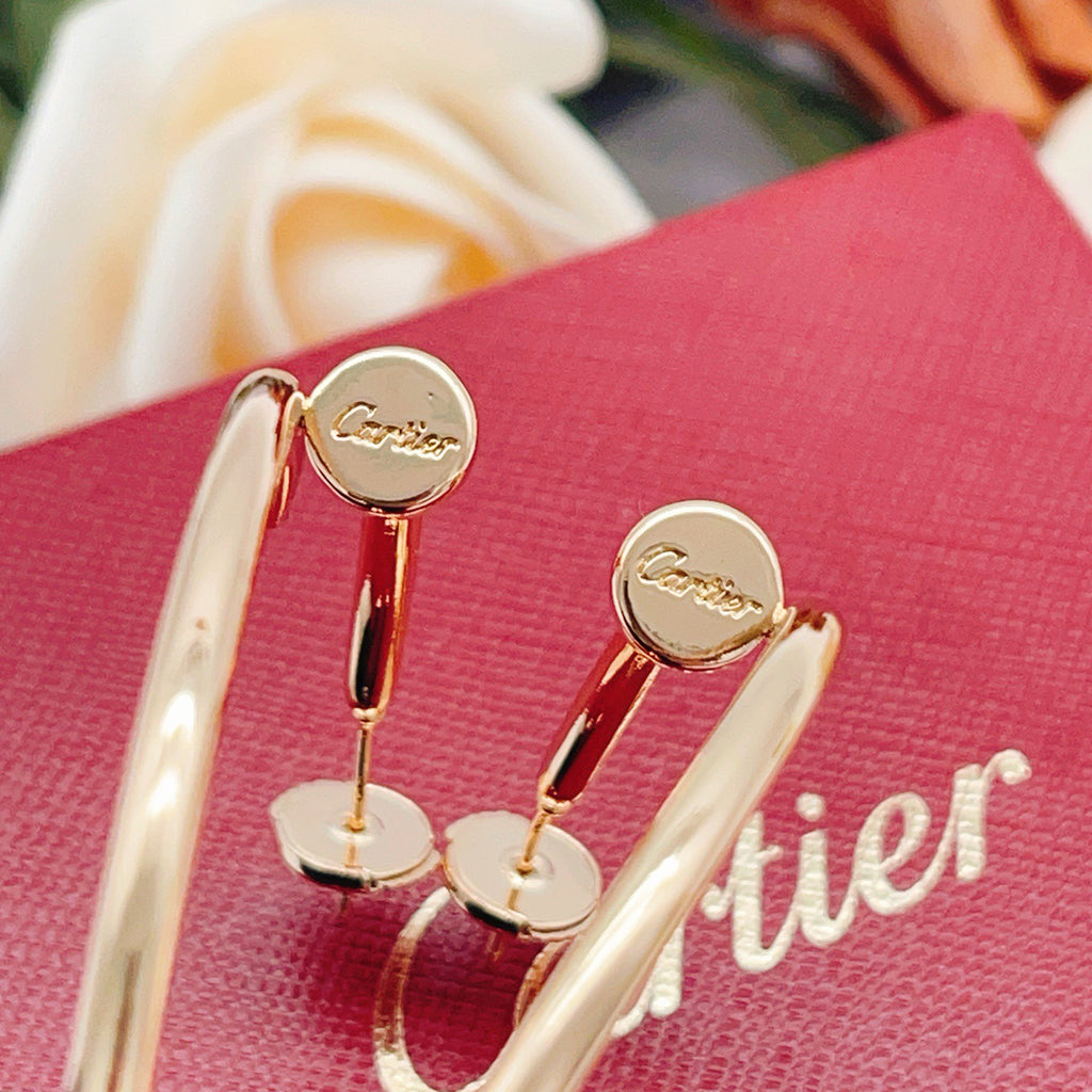 [Lumi Jewelery]JUSTE NO DIAMOND LARGE EARRINGS