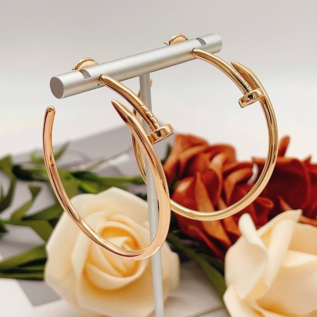 [Lumi Jewelery]JUSTE NO DIAMOND LARGE EARRINGS
