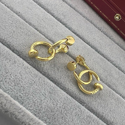 [Lumi Jewelery]JUSTE NO DIAMOND DOUBLE EARRINGS