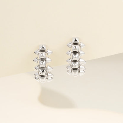 [Lumi Jewelery]CLASH MINI HOOP EARRINGS