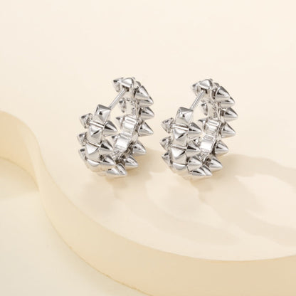 [Lumi Jewelery]CLASH MINI HOOP EARRINGS
