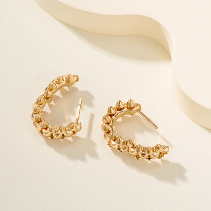 [Lumi Jewelery]CLASH MINI HOOP EARRINGS