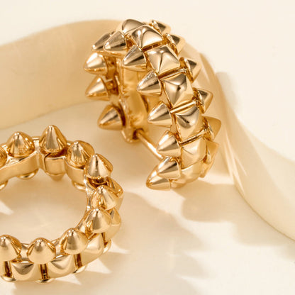 [Lumi Jewelery]CLASH MINI HOOP EARRINGS