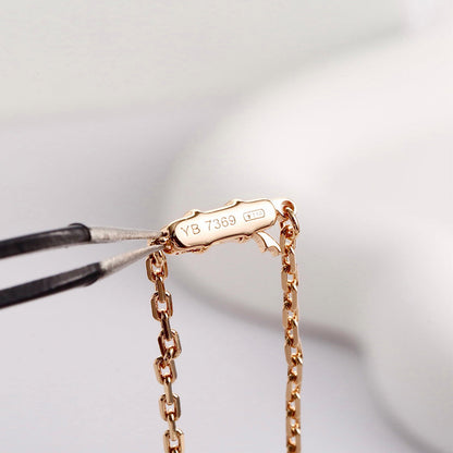 [Lumi Jewelery]LOVE NECKLACE 16MM  FULL DIAMOND