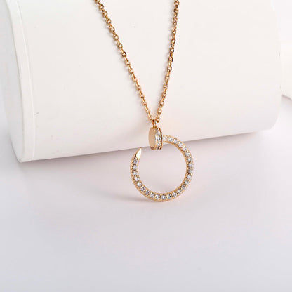 [Lumi Jewelery]JUSTE NECKLACE FULL DIAMOND