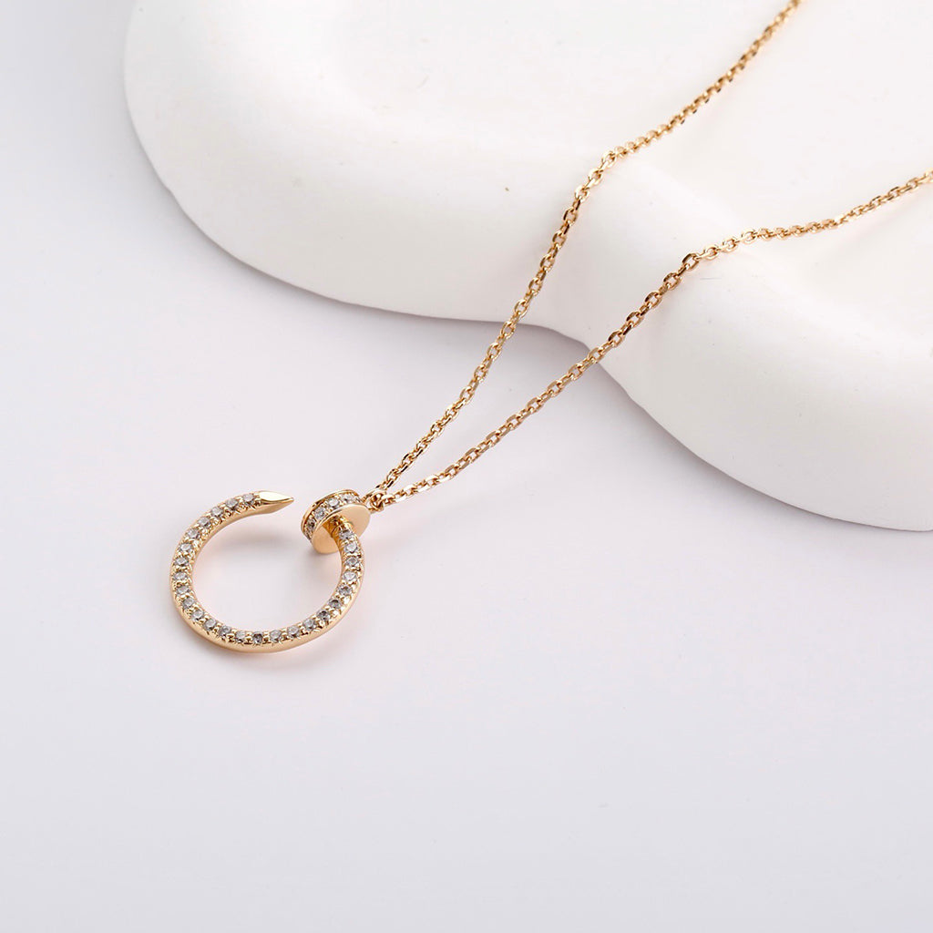 [Lumi Jewelery]JUSTE NECKLACE FULL DIAMOND