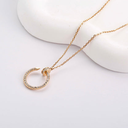 [Lumi Jewelery]JUSTE NECKLACE FULL DIAMOND