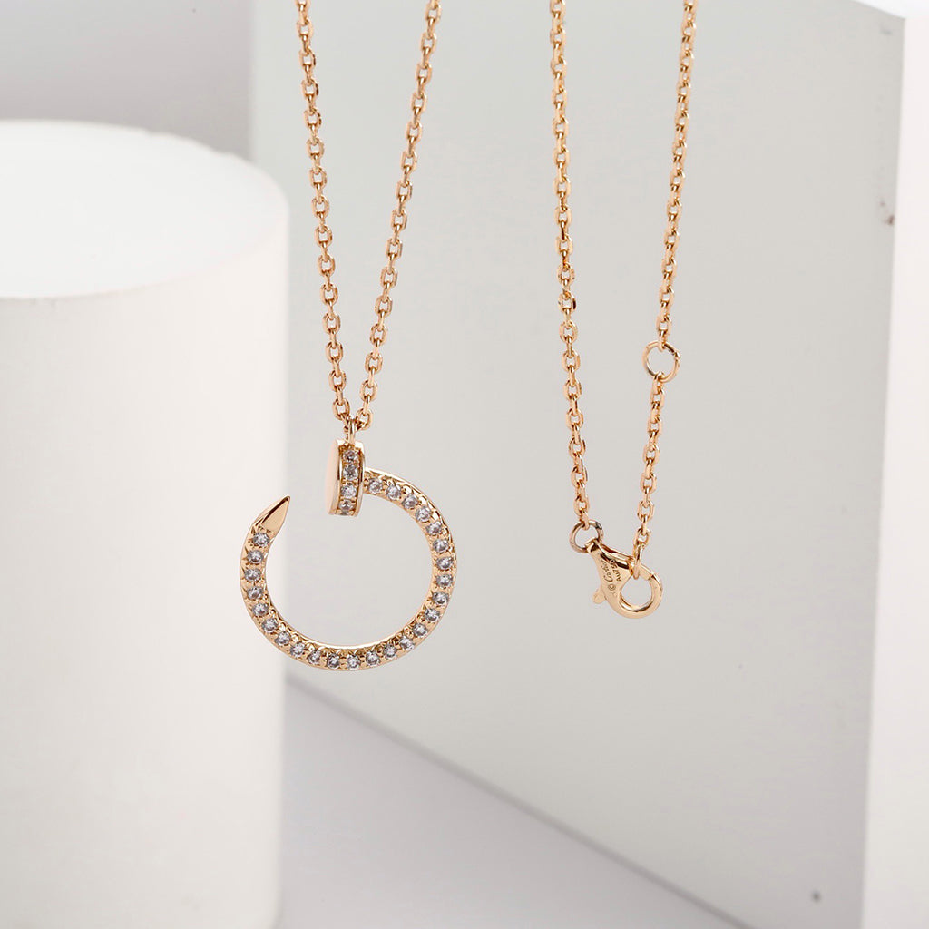 [Lumi Jewelery]JUSTE NECKLACE FULL DIAMOND