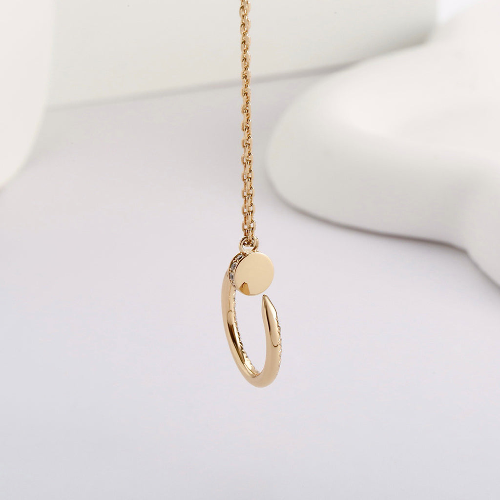 [Lumi Jewelery]JUSTE NECKLACE FULL DIAMOND