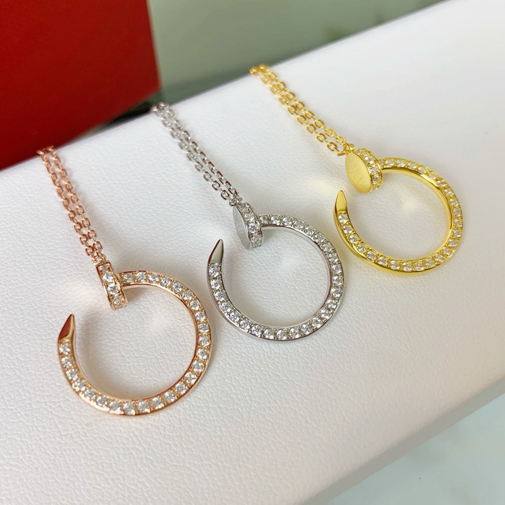 [Lumi Jewelery]JUSTE NECKLACE FULL DIAMOND