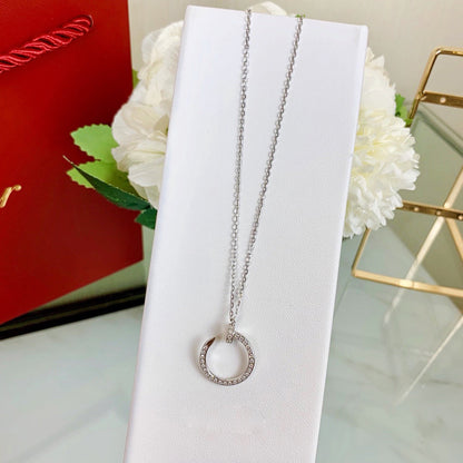 [Lumi Jewelery]JUSTE NECKLACE FULL DIAMOND