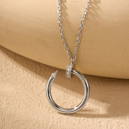 [Lumi Jewelery]JUSTE NECKLACE HALF DIAMOND