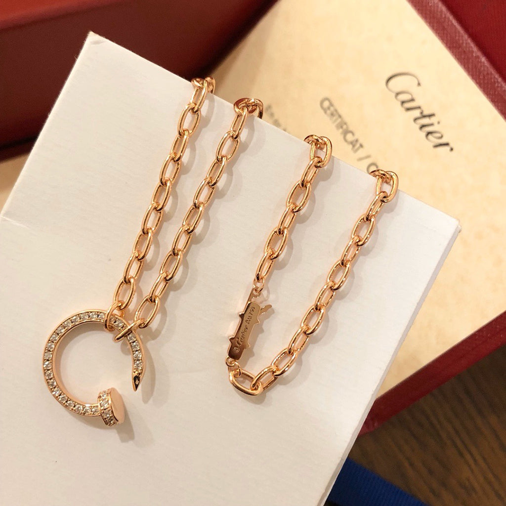 [Lumi] JUSTE NECKLACE FULL DIAMONDS