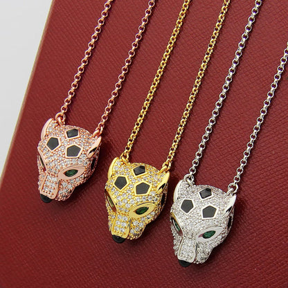 [Lumi Jewelery]PANTHERE FULL DIAMOND NECKLACE