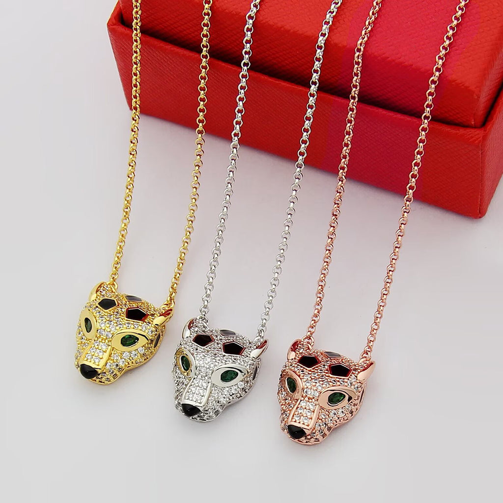[Lumi Jewelery]PANTHERE FULL DIAMOND NECKLACE