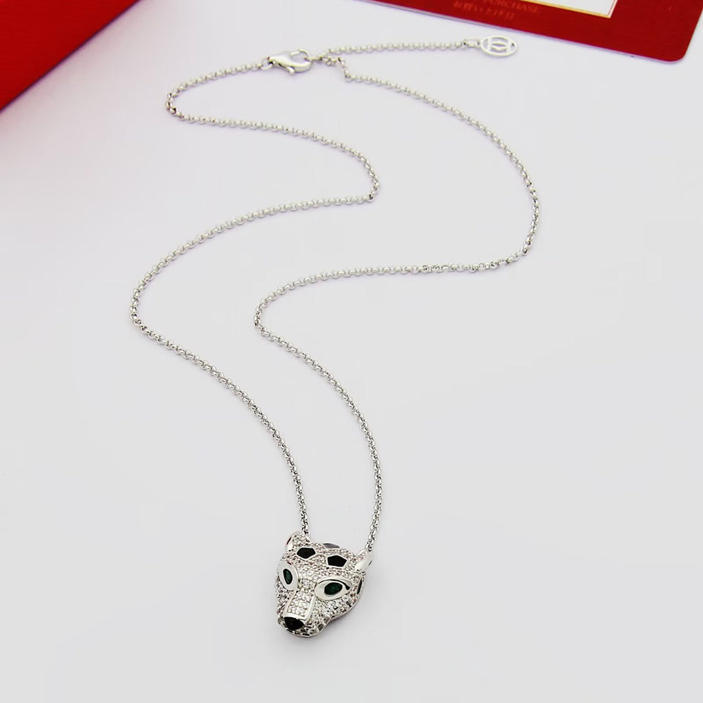 [Lumi Jewelery]PANTHERE FULL DIAMOND NECKLACE