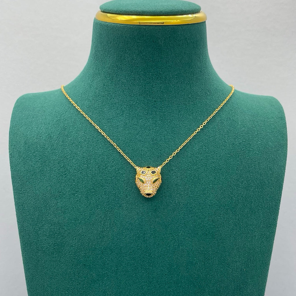 [Lumi Jewelery]PANTHERE FULL DIAMOND NECKLACE