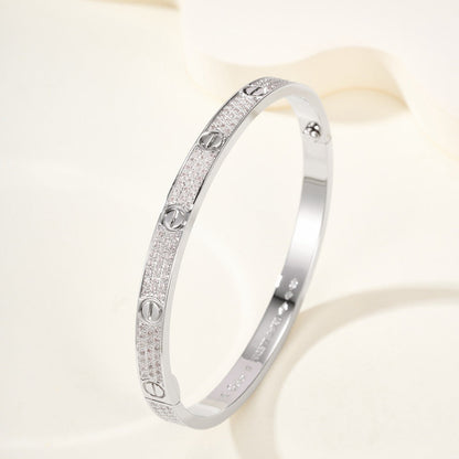 [Lumi Jewelery]LOVE BRACELET 4.8MM DIAMOND-PAVED