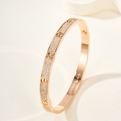 [Lumi Jewelery]LOVE BRACELET 4.8MM DIAMOND-PAVED