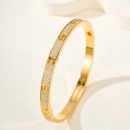 [Lumi Jewelery]LOVE BRACELET 4.8MM DIAMOND-PAVED