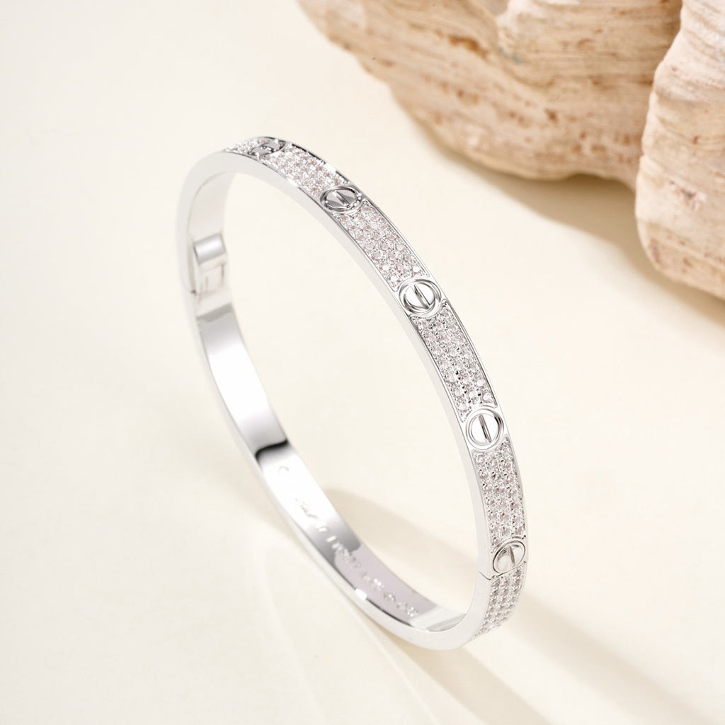 [Lumi Jewelery]LOVE BRACELET 4.8MM DIAMOND-PAVED