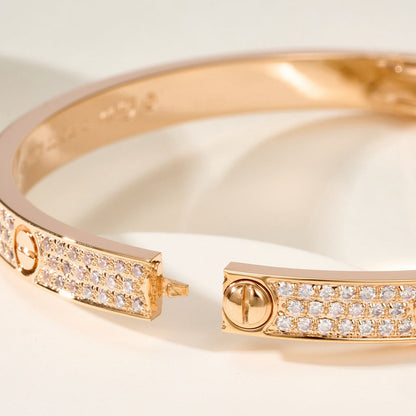 [Lumi Jewelery]LOVE BRACELET 4.8MM DIAMOND-PAVED