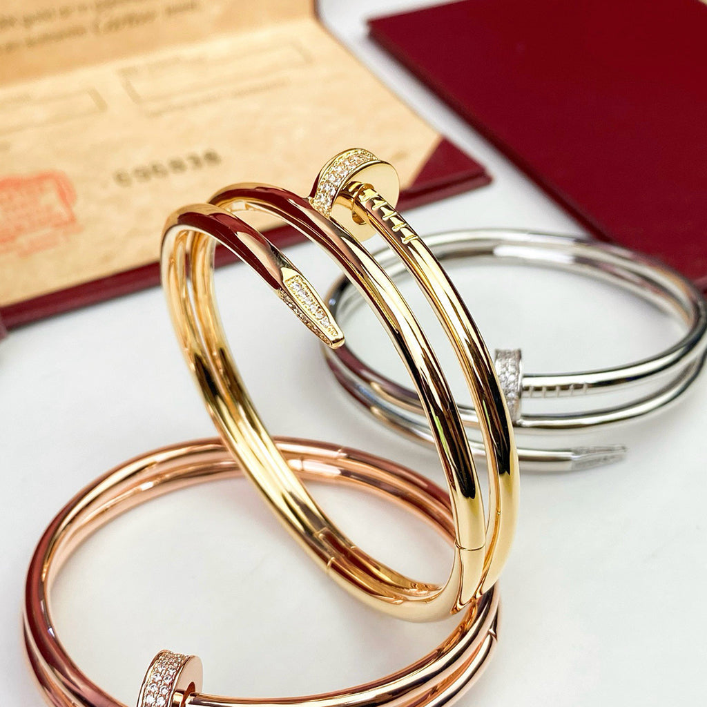 [Lumi Jewelery]JUSTE BRACELET 3.5MM DOUBLE ROW DIAMOND