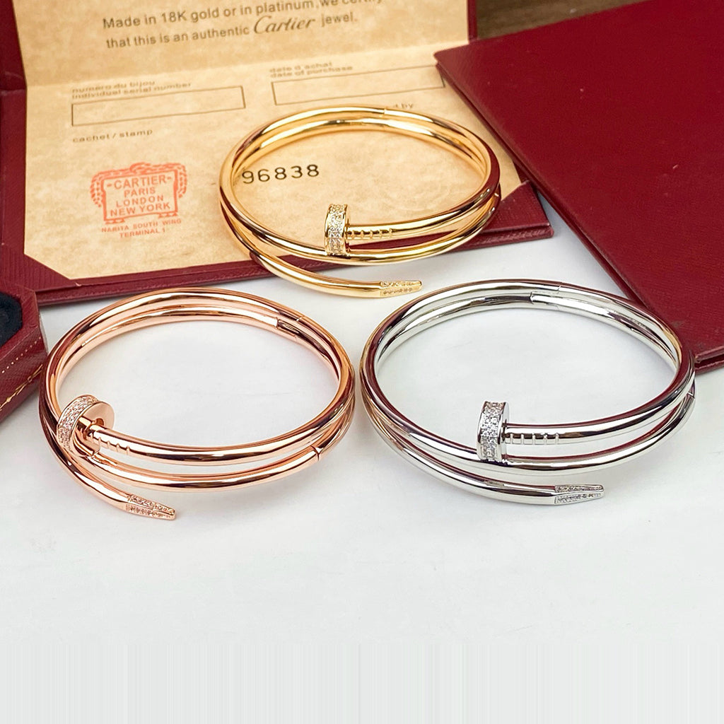 [Lumi Jewelery]JUSTE BRACELET 3.5MM DOUBLE ROW DIAMOND