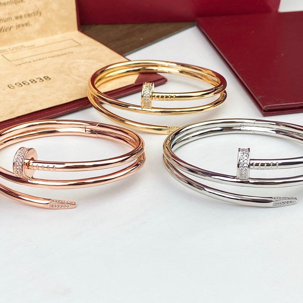 [Lumi Jewelery]JUSTE BRACELET 3.5MM DOUBLE ROW DIAMOND